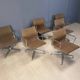Pair of vintage Eames for Herman Miller EA108 alu range office/desk chairs, 1980