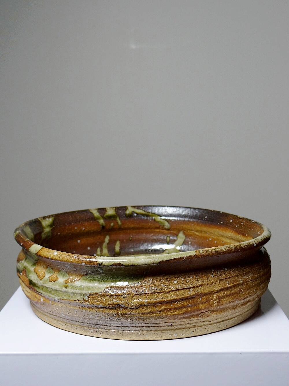 Vintage/Antique Brutalist Japanese Iga Art Ceramic Bowl