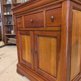 Small Louis Philippe style cherry wood sideboard