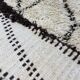 Vintage Moroccan berber carpet Beni Ouarain 85x210 cm