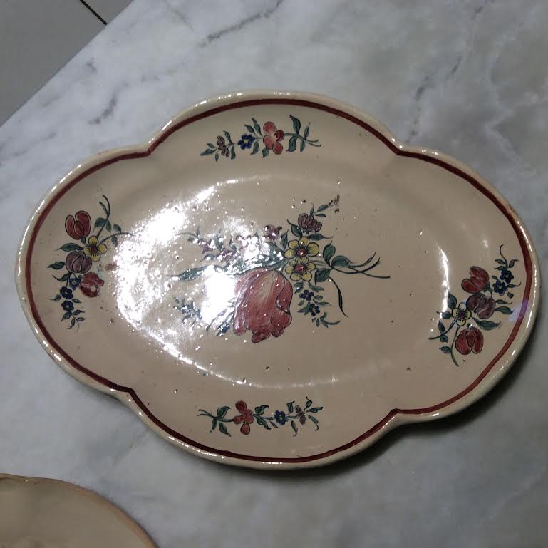 Long-old soup and compotier