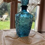 Blue glass bottle