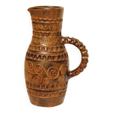 Large ceramic pitcher by Huguette Bessone