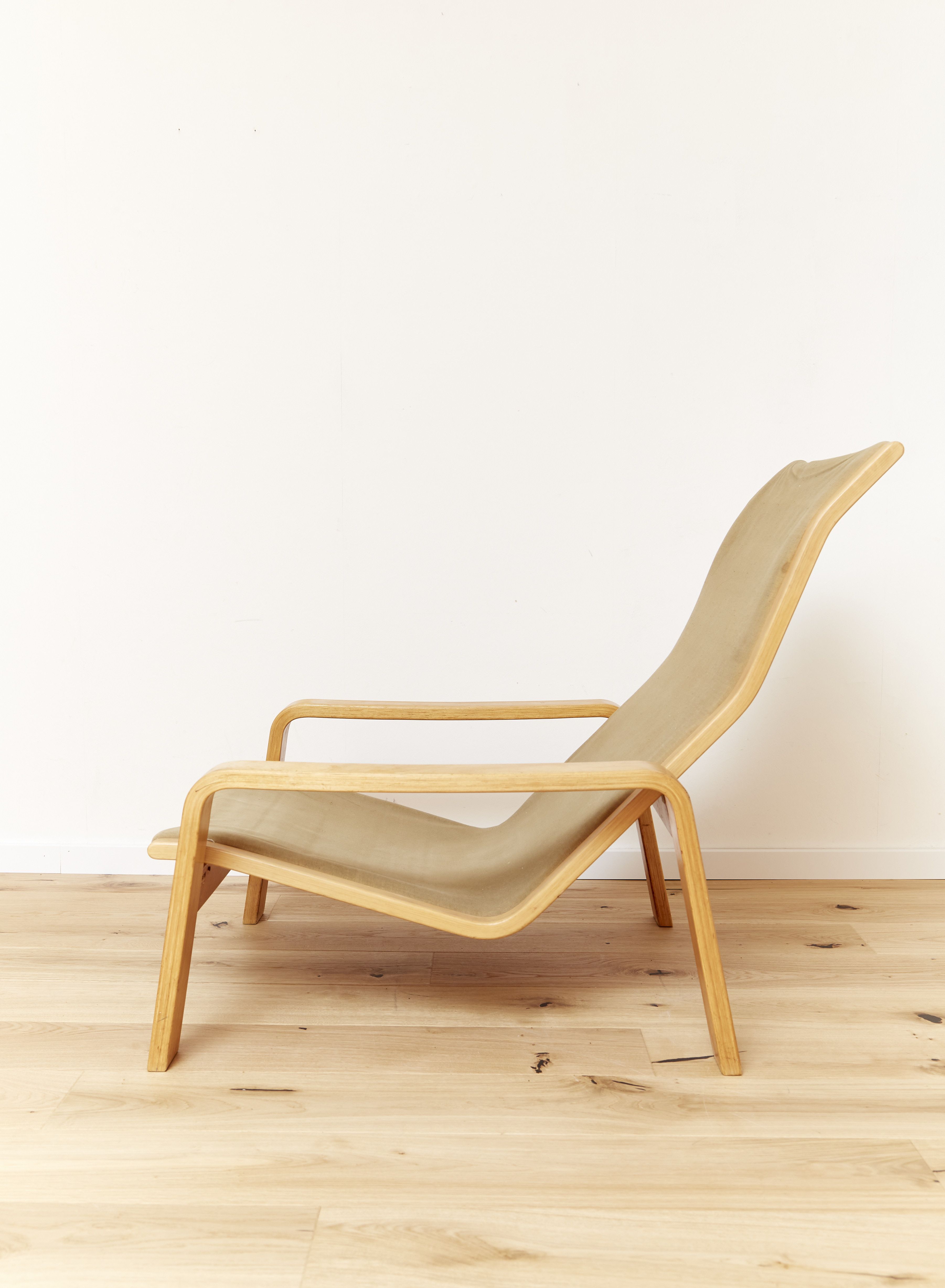 Mid-Century Pulkka lounge chair by Ilmari Lappalainen for Asko