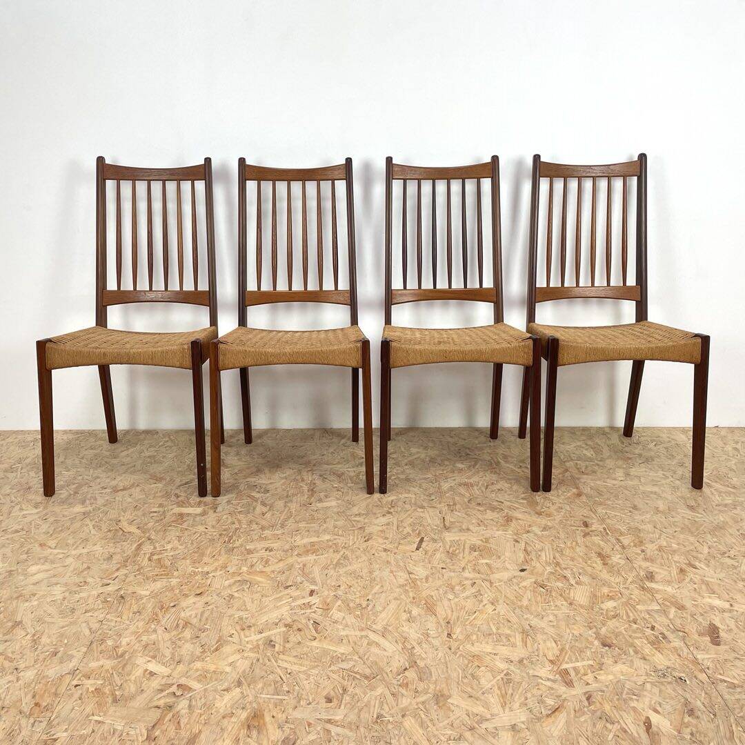 Arne Hovmand Olsen Teak Dining Chairs