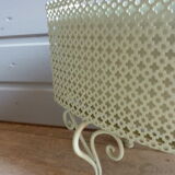 Perforated metal planter from the 1950s