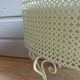 Perforated metal planter from the 1950s