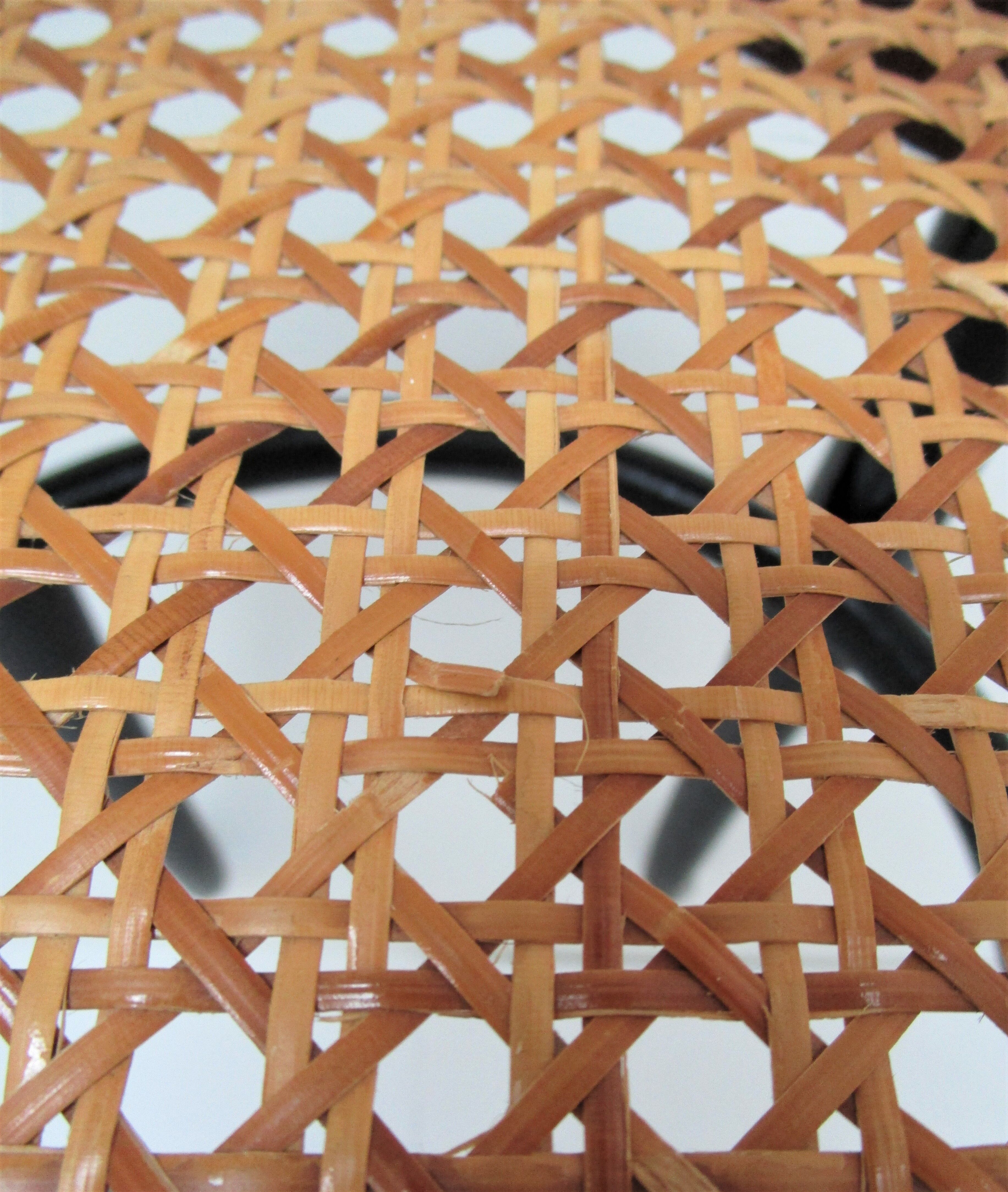 Black skated Thonet stool stamped