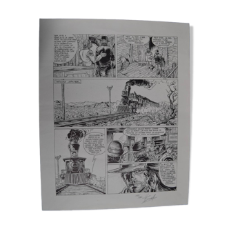Blueberry Yves Swolfs (1955-) Print, numbered 118/200 and signed