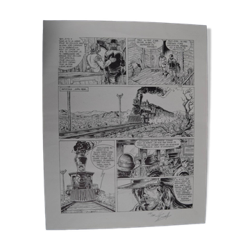 Blueberry Yves Swolfs (1955-) Print, numbered 118/200 and signed