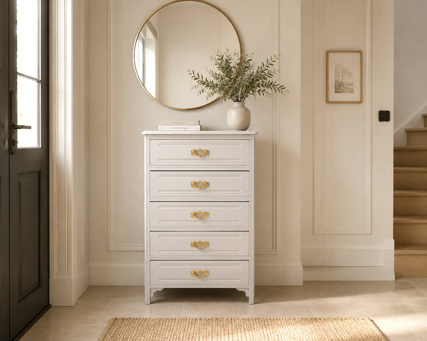 Chest of drawers with 5 drawers from the 1930s/40s.