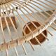 Suspension rattan saucer iron frame D:120 H:60