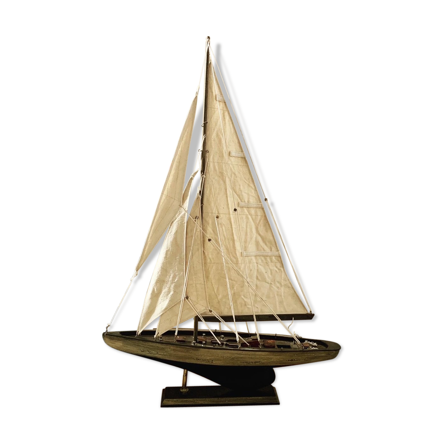 Wooden boat model
