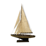 Wooden boat model