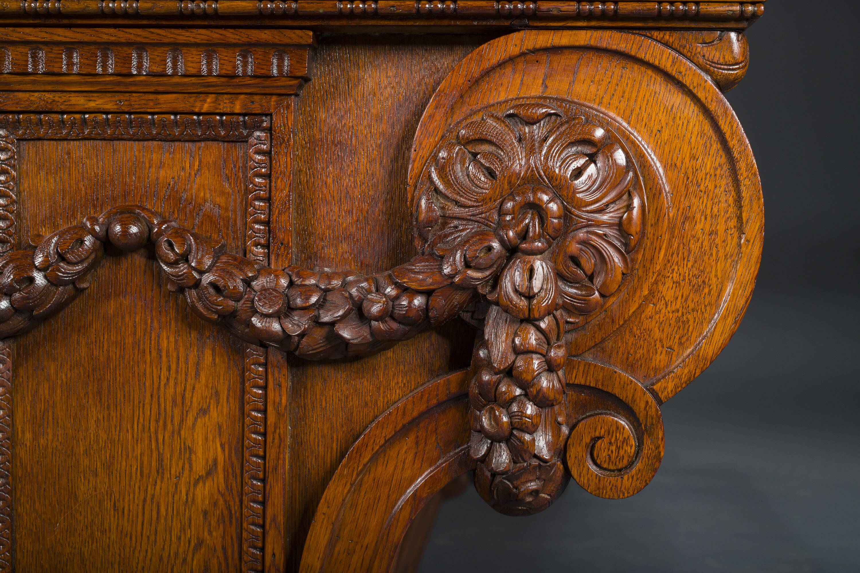 Vintage Neo-Renaissance Desk, 1920s