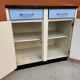 Vintage sideboard in blue formica 1960s