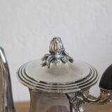 Antique silver-plated coffee pot by Christofle