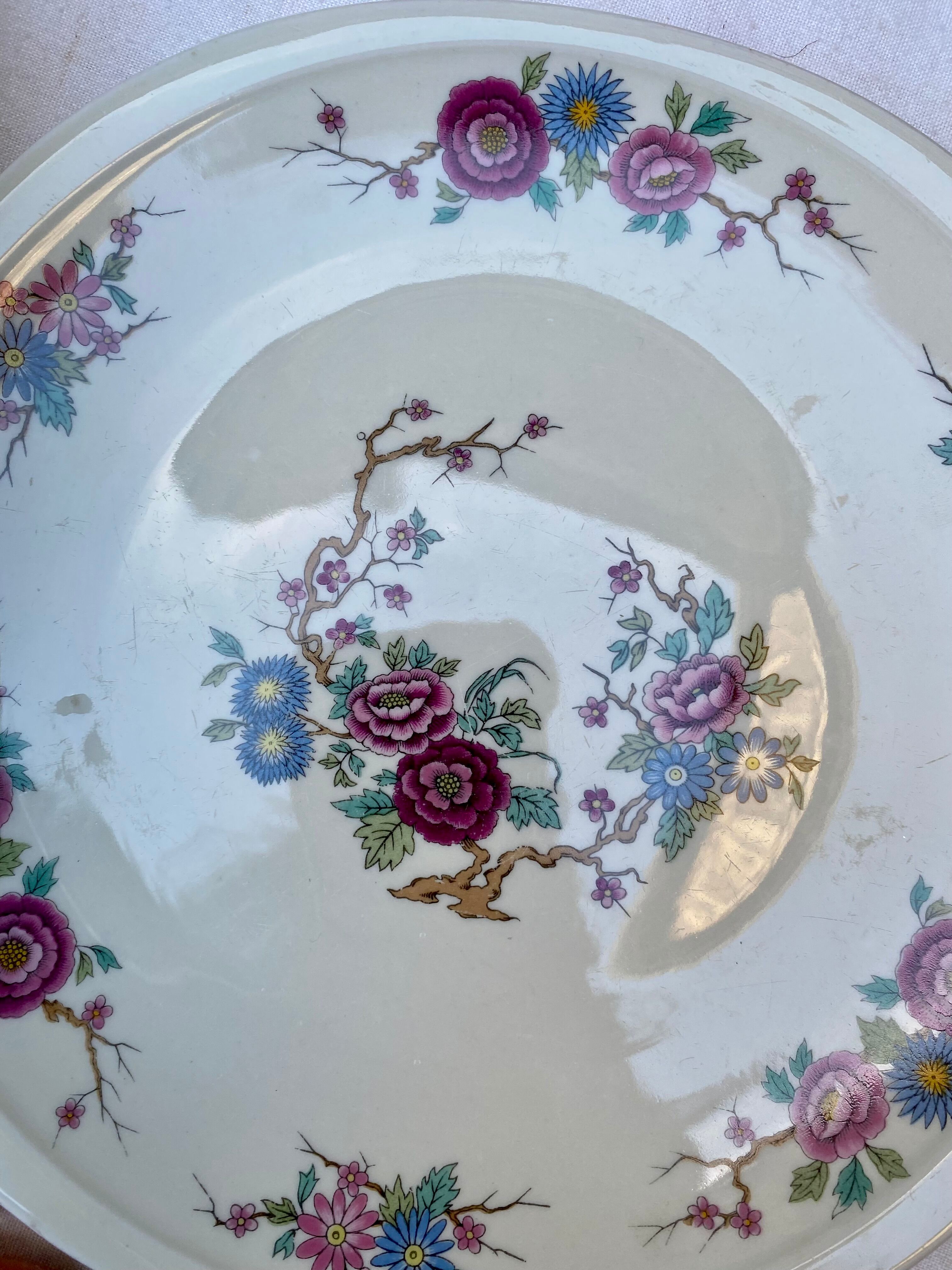 Assiettes plates Pillivuyt Decor orient