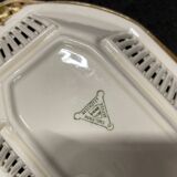 Serrated porcelain dish