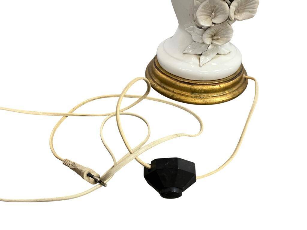 Vintage tall ceramic table lamp / floor lamp Ceramica Bondia