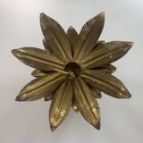 Paire de plafonniers florentins en laiton de style Hollywood Regency par Hans Kogl, années 1960