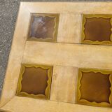Table basse vintage pied compas