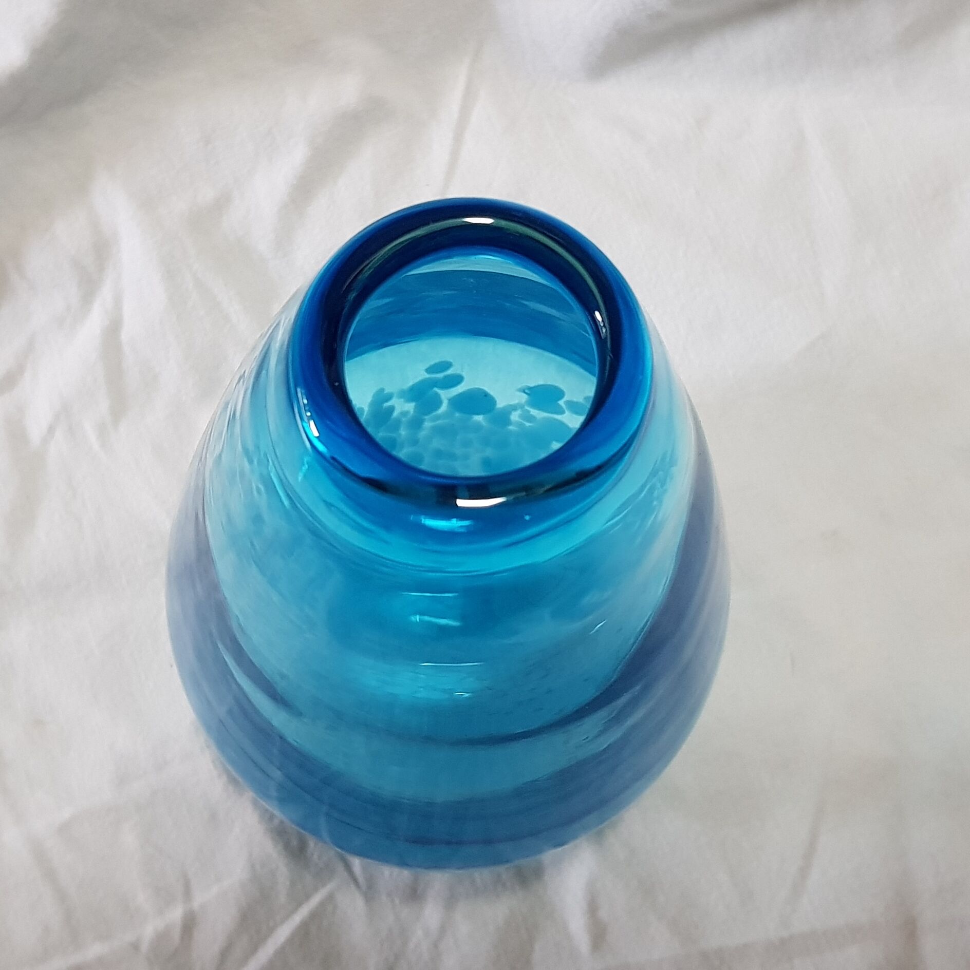 Blown glass vase