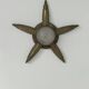 Vintage wall light in bronze and frosted glass, France, 1930.