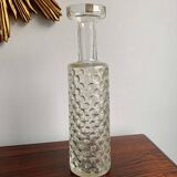 Vintage Textured Glass Vase, 1960s–1970s