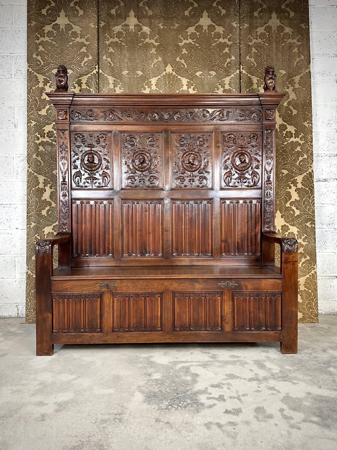 Renaissance style bank safe