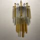 Italian Murano Glass Prism Trilobi Chandelier 1970’s