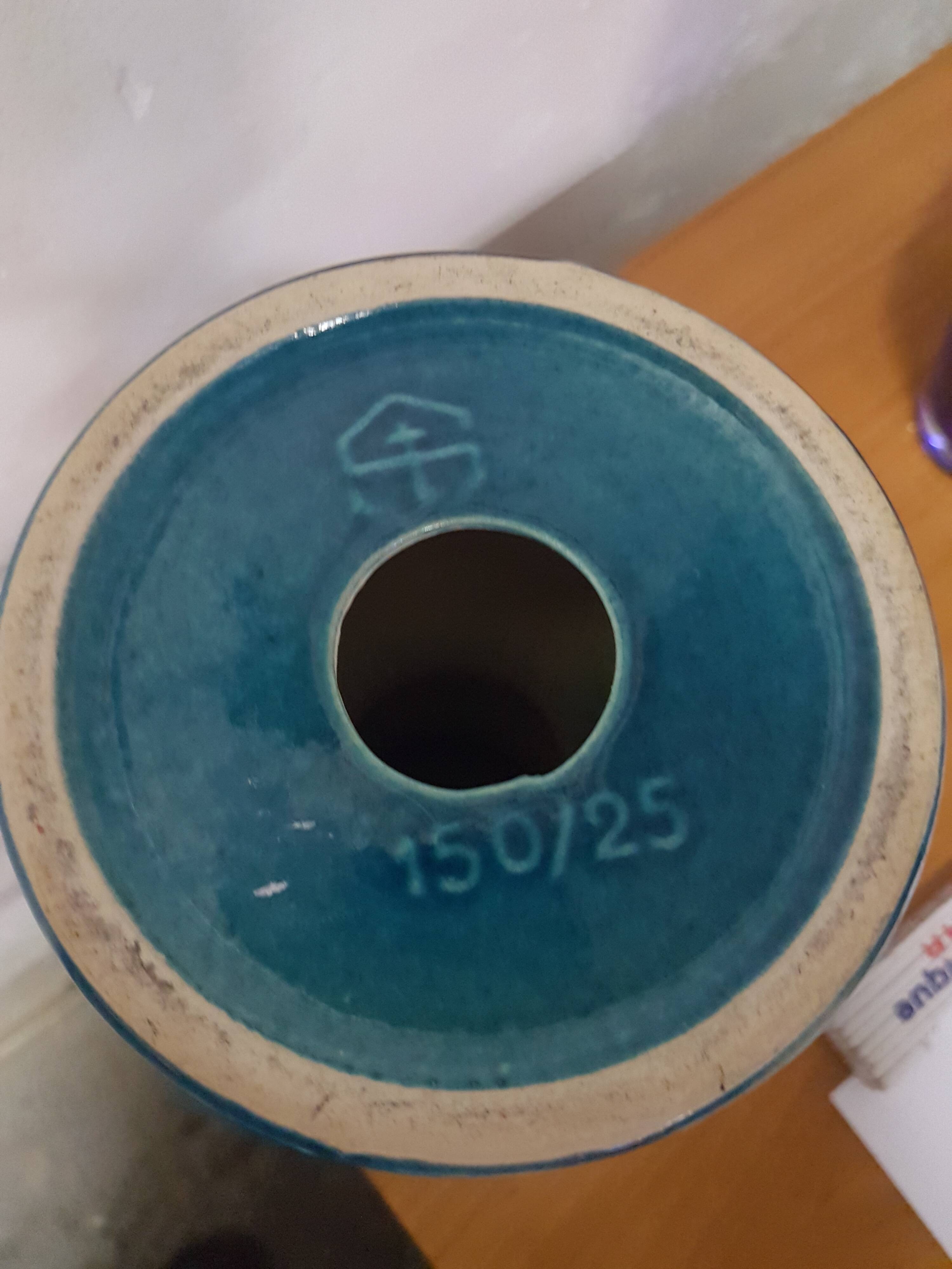 Ceramic candlestick Cari Zalloni for Steuler , 1960s