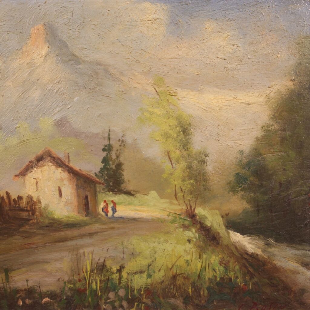 Signed landscape from the 20th century