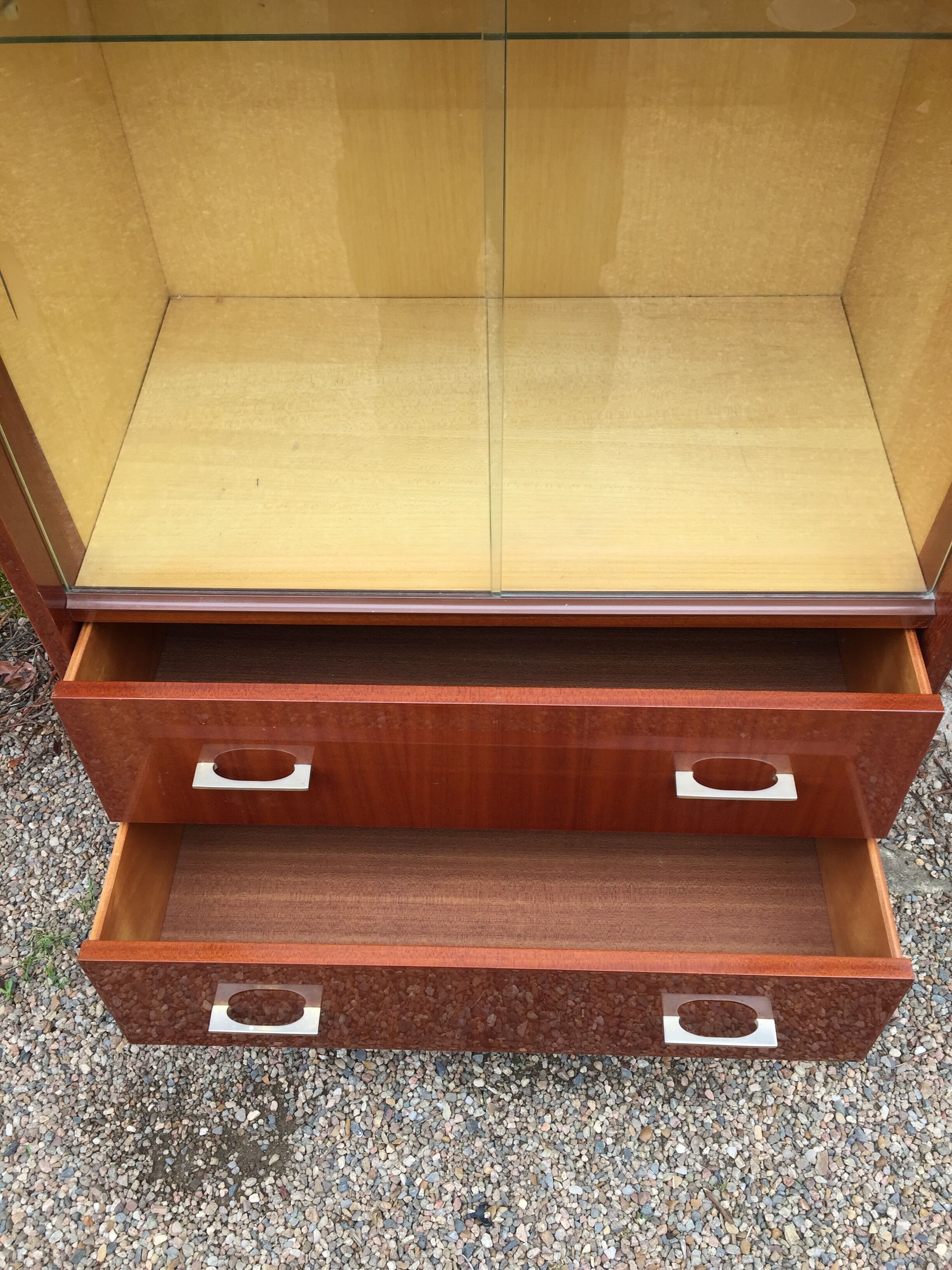 Library display case vintage