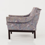 Fauteuil avec pieds en hêtre, design années 1970