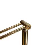 Articulated halogen lamp in chrome-plated brass – 1990s design – Italy