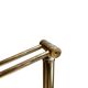 Articulated halogen lamp in chrome-plated brass – 1990s design – Italy