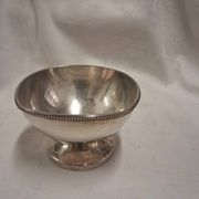Rinsing bowl, sorbet cup, silver-plated, Plasan Orfèvre