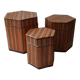 Cardboard nesting boxes and wooden strips
