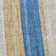 8x12 Light Blue & Off White Large Kilim Rug, 260x361Cm