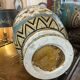 1970s ceramic floor vase, vintage decor, H 56 cm