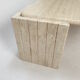 Italian travertine coffee table, 1980s