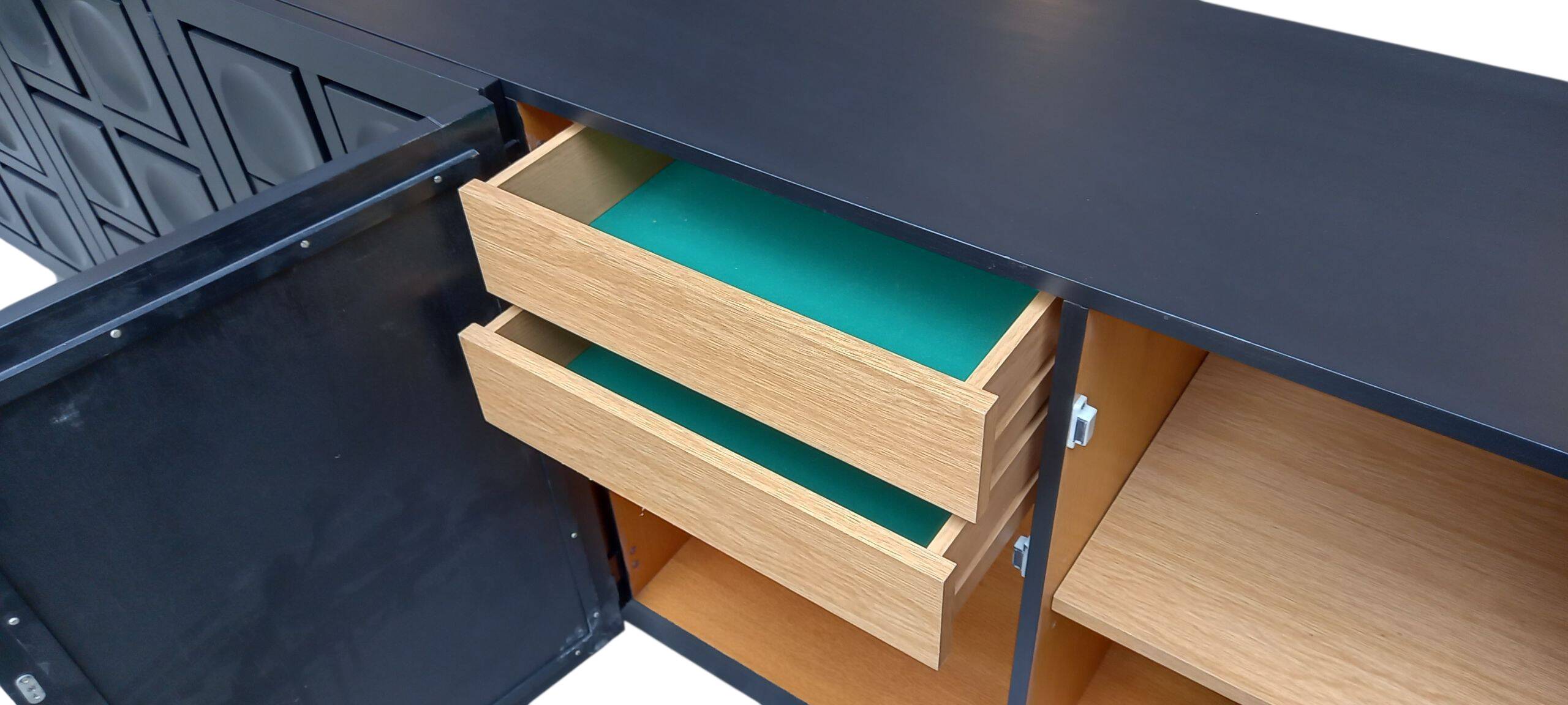 Brutalist sideboard by Frans Defour, "Torino" model, 1970s