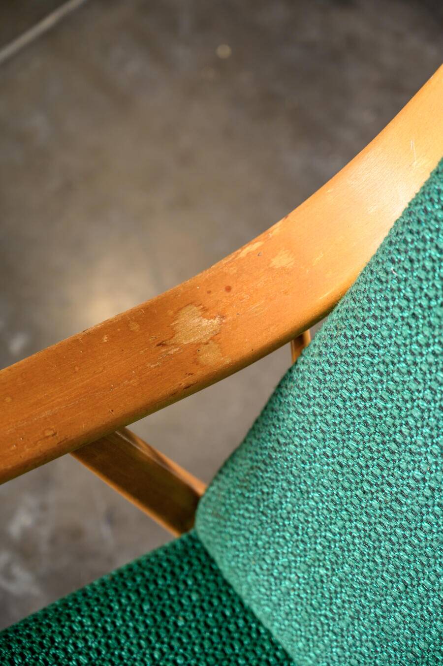 Vintage fan back armchair
