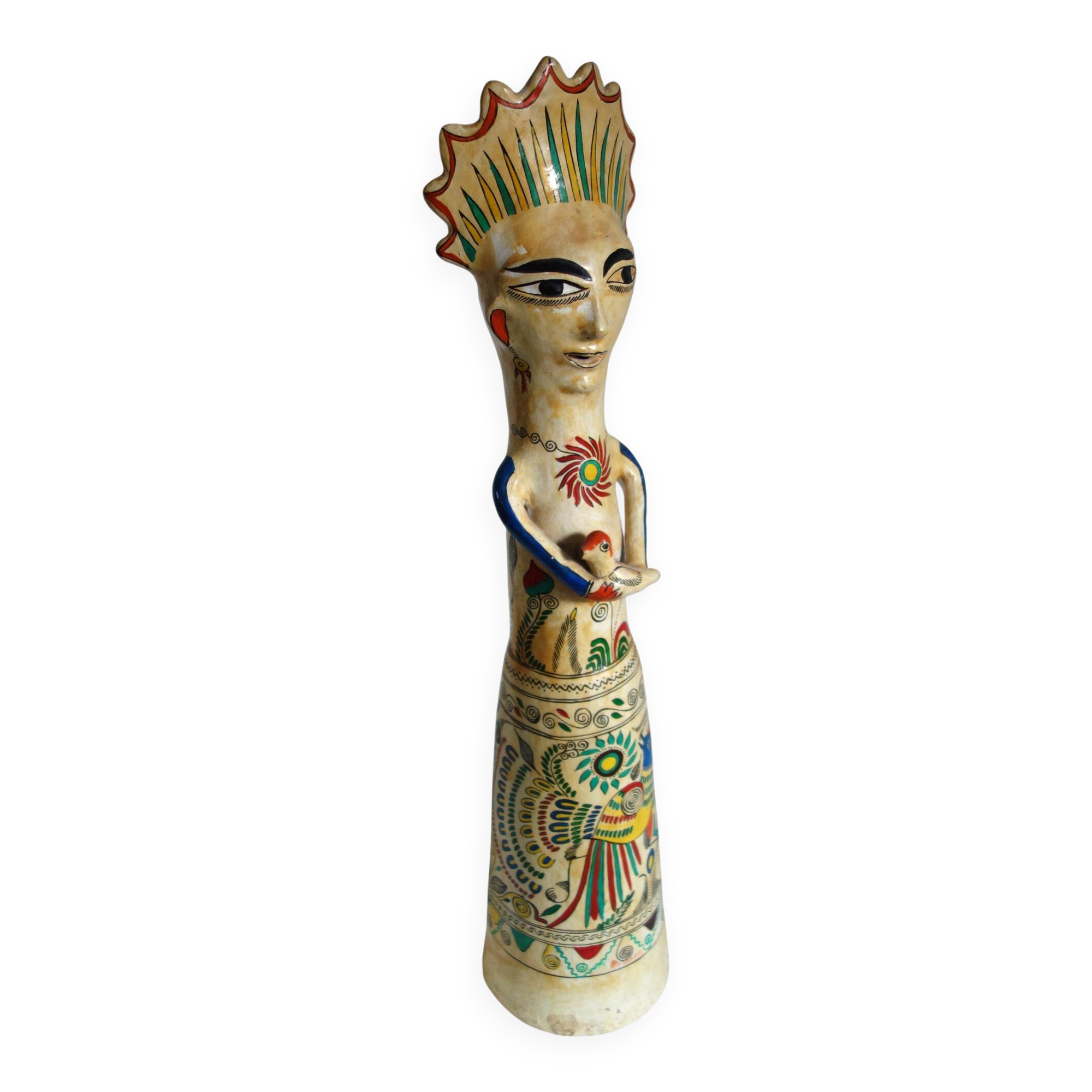 Large vintage ceramic sculpture, Tonala, Mexico