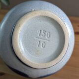 Small painted ball vase with numbered floral pattern