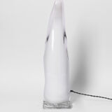 Murano glass flame lamp, 1970s.