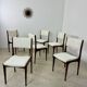 Set of 6 Italian design chairs Carlo de Carlo Cassina model 693 late 50s bouclette