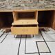 Small vintage sideboard 1960 compass foot