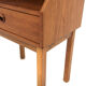Scandinavian teak bedside table, Sweden, 1950